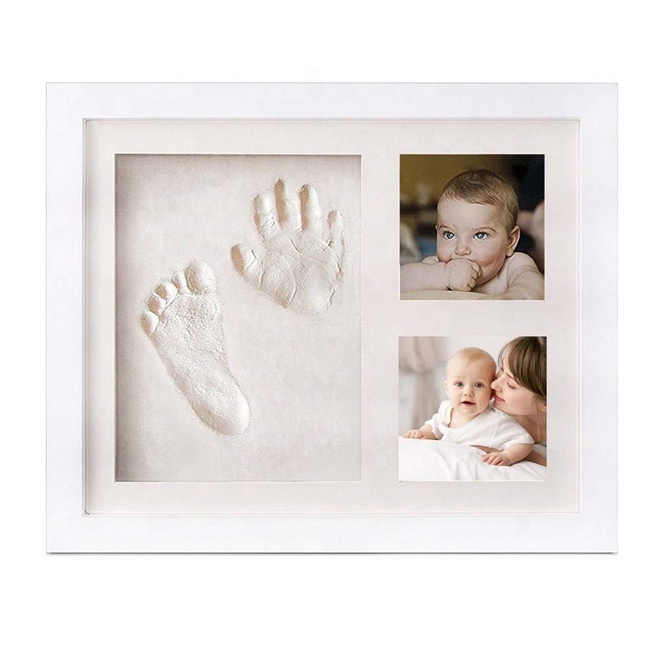 手形足形 ベビーフォトフレーム 赤ちゃん 手型 足型 ベビーフレーム 写真立て 出産祝いキッズ ベビー マタニティ 出産祝い ギフト メモ